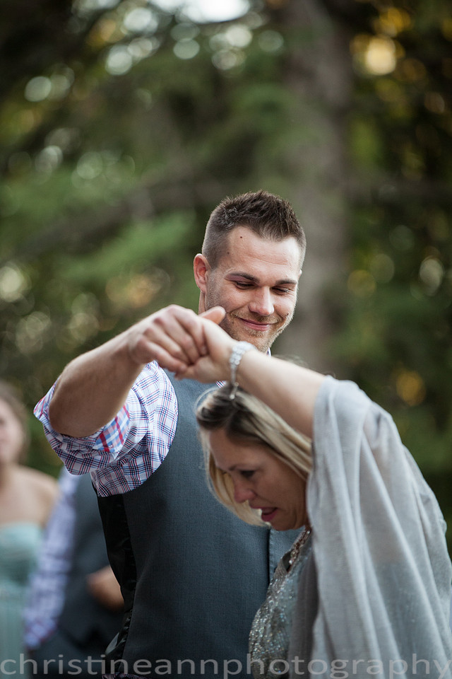 Duluth MN wedding at Womans Club near North Shore Lake Superior with red and white colors.