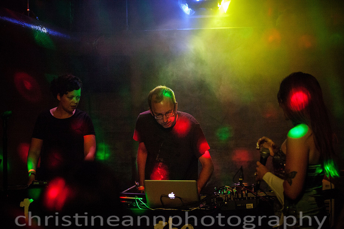 Duluth MN band Electric Witch Freezepop Dance Assault Electro show in Minneapolis MN at Nether Bar Mill City Nights