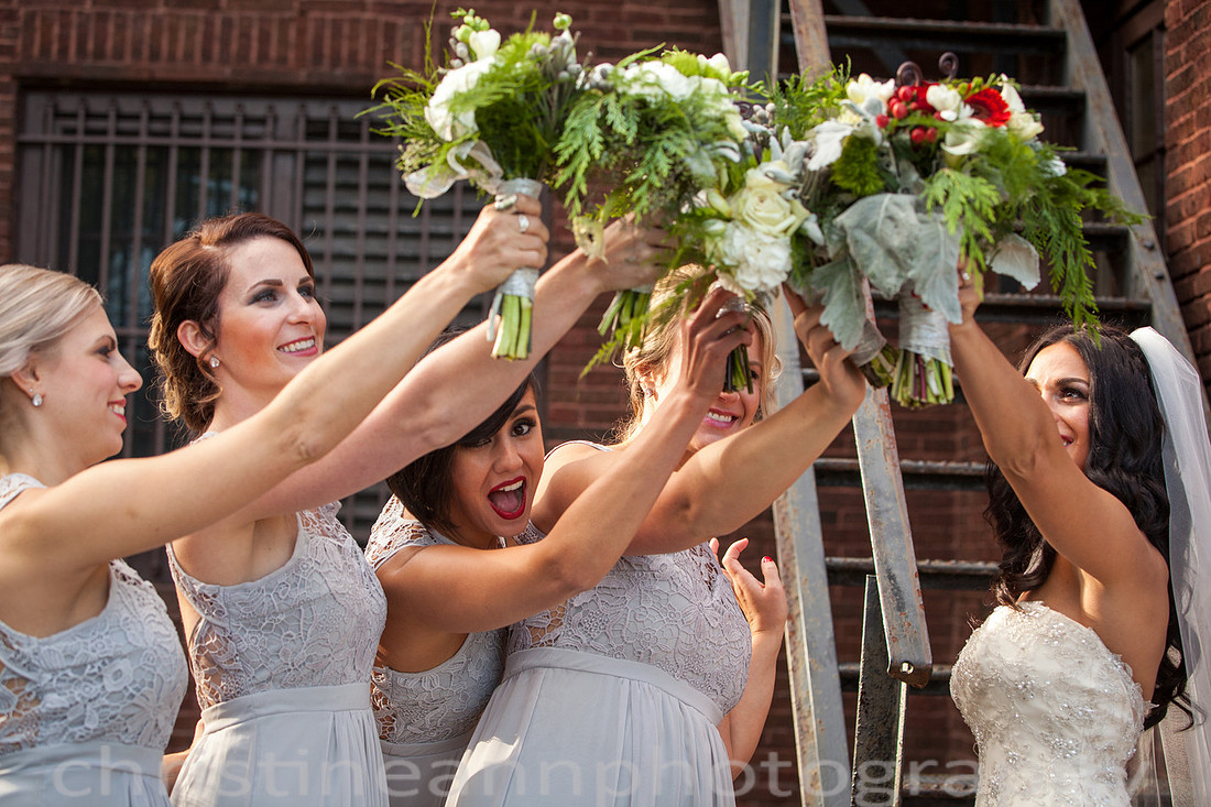 Duluth MN wedding at Womans Club near North Shore Lake Superior with red and white colors.