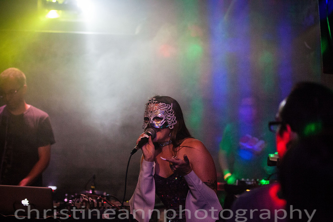 Duluth MN band Electric Witch Freezepop Dance Assault Electro show in Minneapolis MN at Nether Bar Mill City Nights