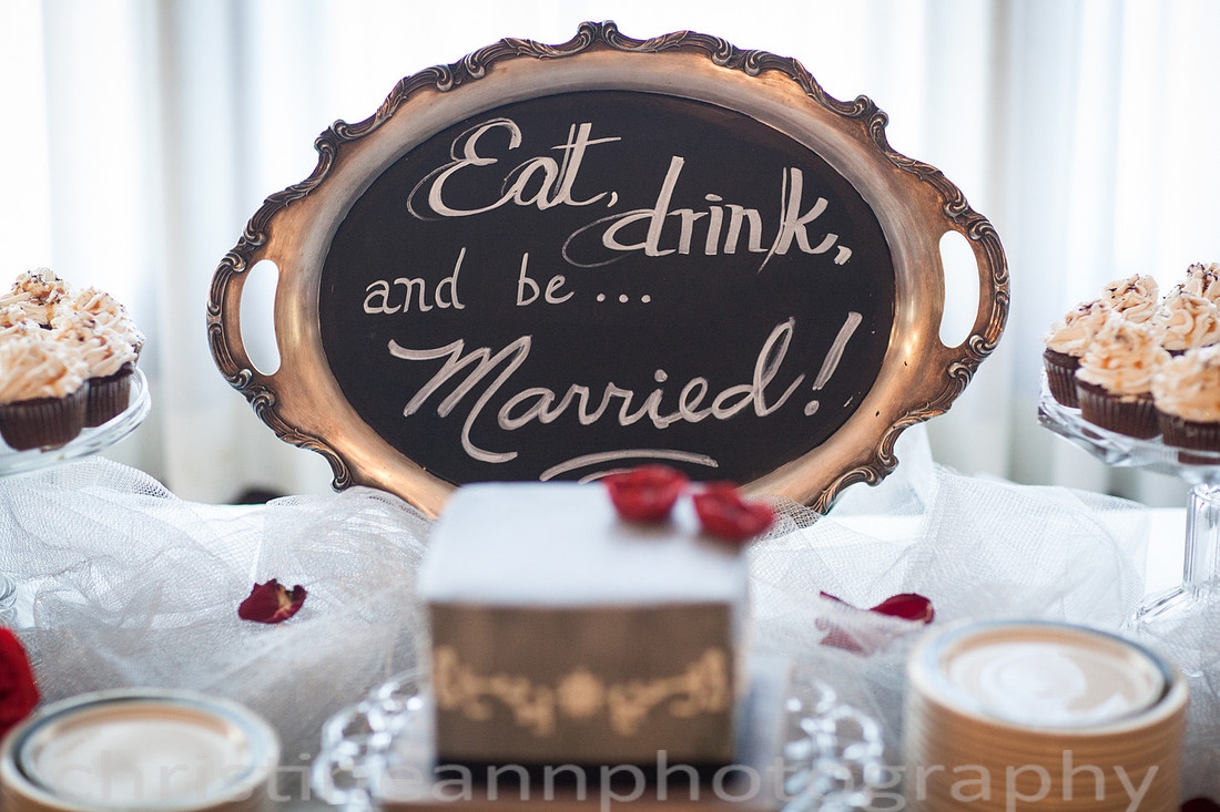 Duluth MN wedding at Womans Club near North Shore Lake Superior with red and white colors.