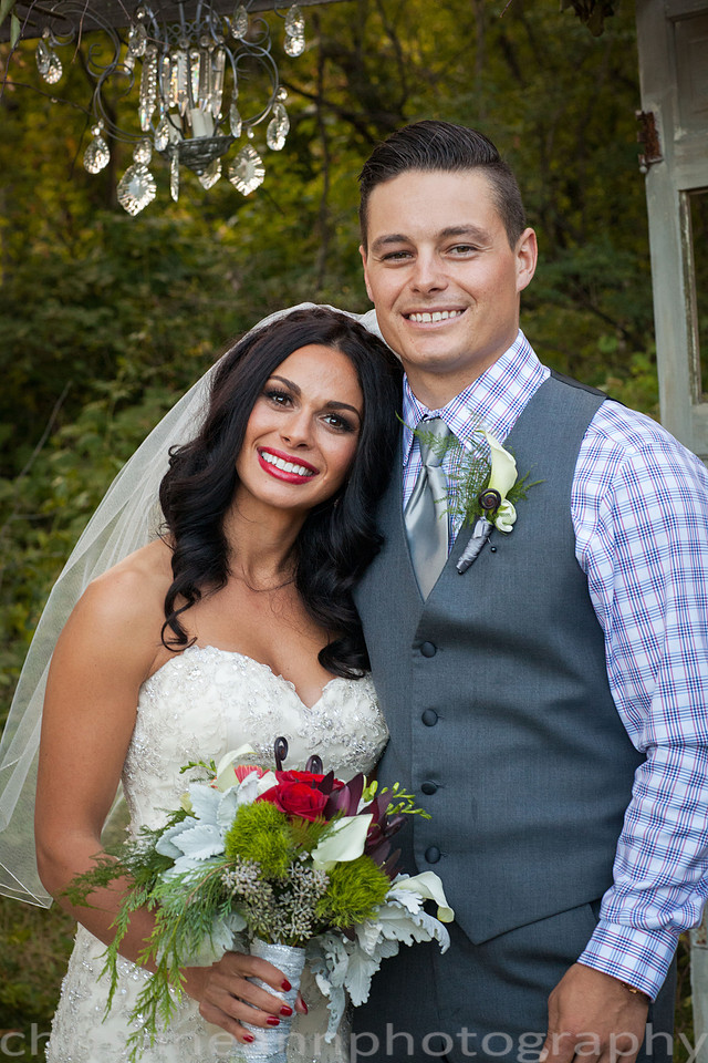 Duluth MN wedding at Womans Club near North Shore Lake Superior with red and white colors.