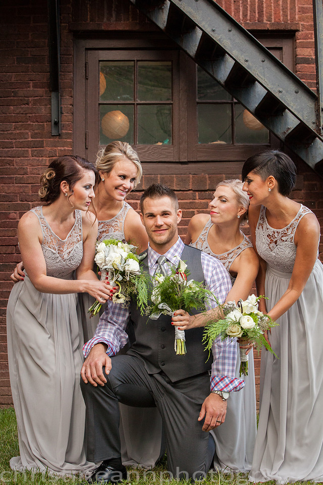 Duluth MN wedding at Womans Club near North Shore Lake Superior with red and white colors.