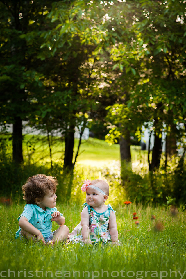 Children and Family Portrait Photography During Golden Hour in Duluth MN.