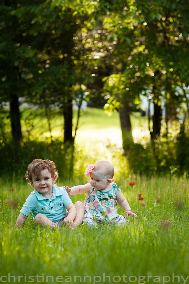 Children and Family Portrait Photography During Golden Hour in Duluth MN.